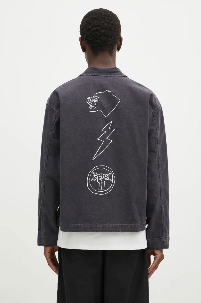 Куртка Neighborhood NEIGHBORHOOD Embroidered Cotton Jacket чорний | 242AQNH.JKM02