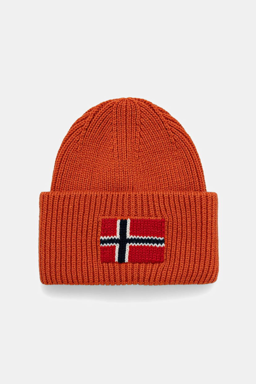 Шапка Napapijri Napapijri F-Evei Beanie Помаранчевий | NP0A893PA681