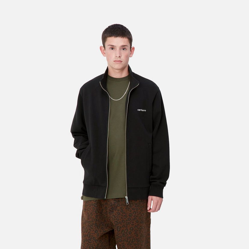 Світшоти Carhartt WIP Embroidered Logo Zip-Up Jacket чорний | I033062_9