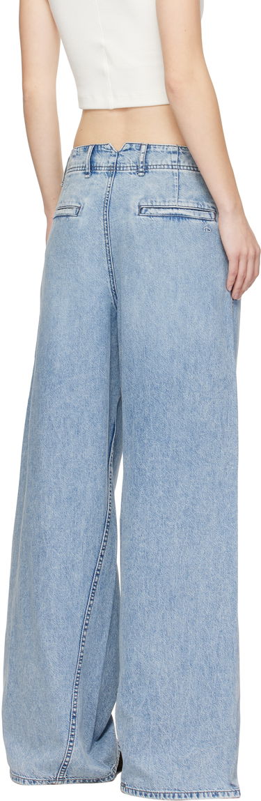 Джинси rag & bone Rag & Bone Featherweight Wide-Leg Sofie Jeans Синій | WDD24H3003FWAN, 2