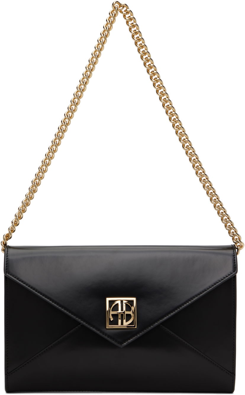 Гаманець Anine Bing Anine Bing Elly Chain Clutch чорний | A-13-10781-BLK1