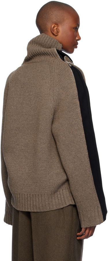 Cветр Helmut Lang Turtleneck Wool-Blend Sweater Коричневий | O06HW797, 2