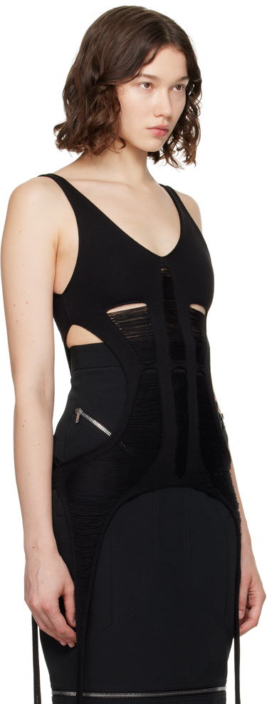 Безрукавка Rick Owens Rick Owens Hollywood Tanja Long Tank Top Сірий | RO01E7644 KGRIDM, 4