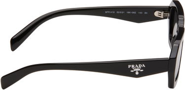 Сонцезахисні окуляри Prada Angular Rectangle Acetate Sunglasses чорний | 0PR A12S 8056597967884, 1