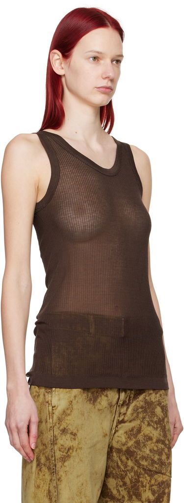 Безрукавка LEMAIRE Seamless Tank Top Коричневий | TO1156 LK1017, 3
