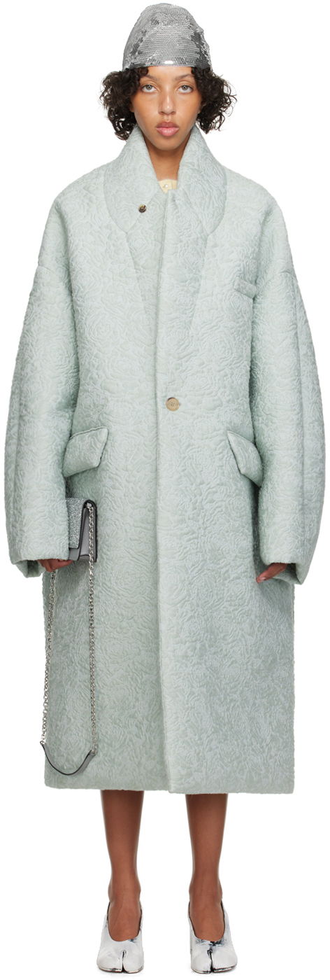 Пальто Maison Margiela Oversized Floral Coat Сірий | S29AA0307 S78256