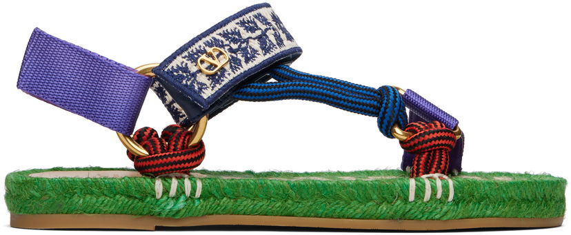 Аксесуари Valentino Valentino Garavani Lake Powell Rope Sandals Зелений | 6W0S0LZ5PNB