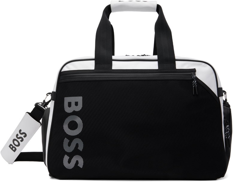 Дорожня сумка BOSS BOSS Colour-Blocked Holdall Duffle Bag білий | 50548091