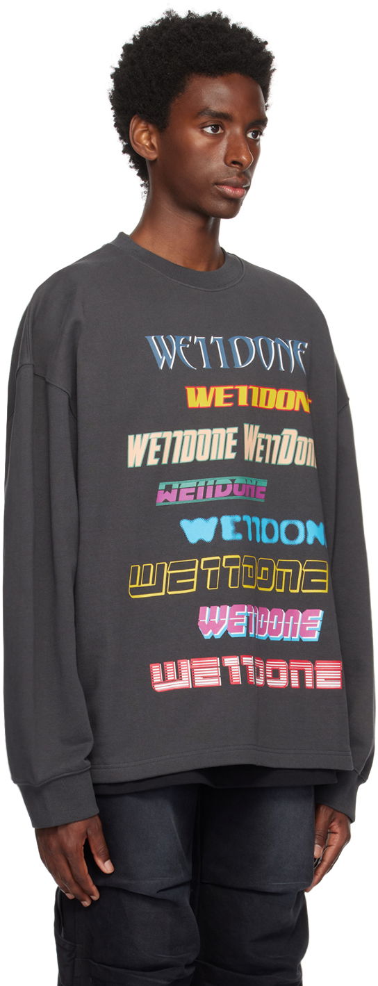 Світшоти We11done We11done Graphic Sweatshirt Сірий | WD-TP5-19-114-U-CH, 1