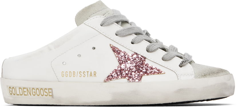 Кросівки та взуття Golden Goose Golden Goose Super-Star Sabot білий | GWF00110.F005887.10386