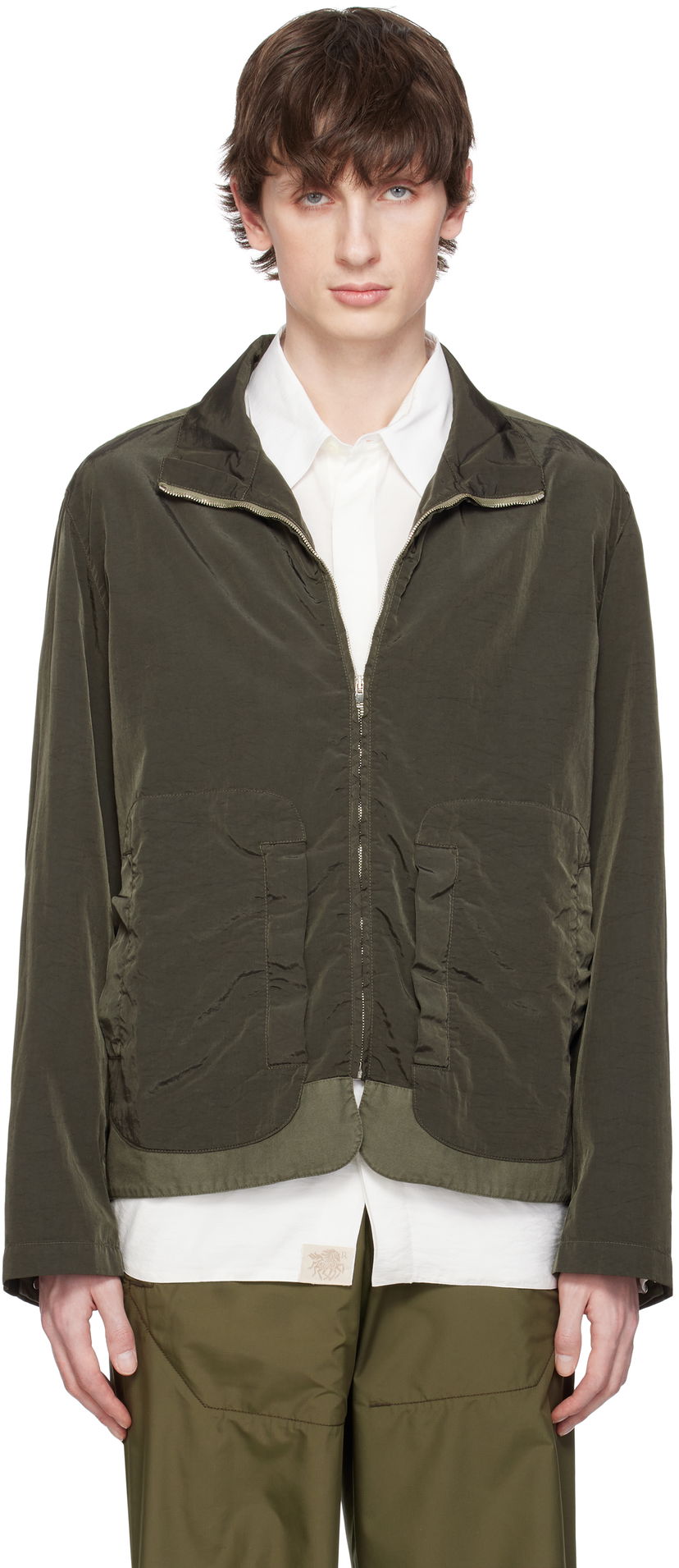 Вітровка Ranra RANRA Wanderer Canvas Nylon Jacket Зелений | AMSS25OW02563