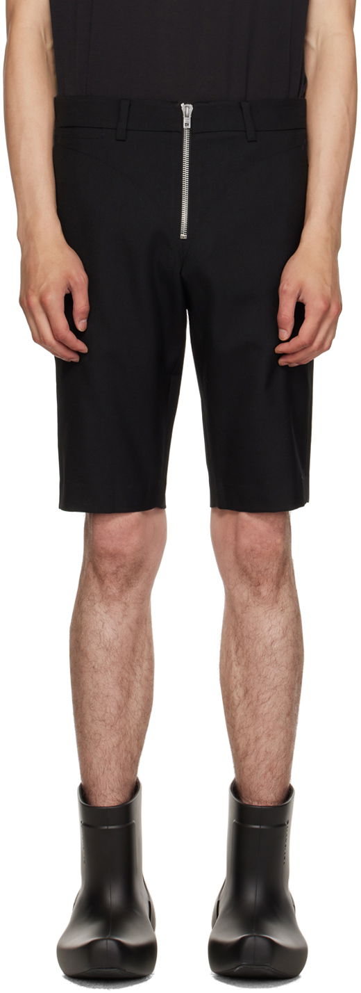Шорти We11done We11done Slim-Fit Shorts чорний | WD-PT3-23-264-M-BK