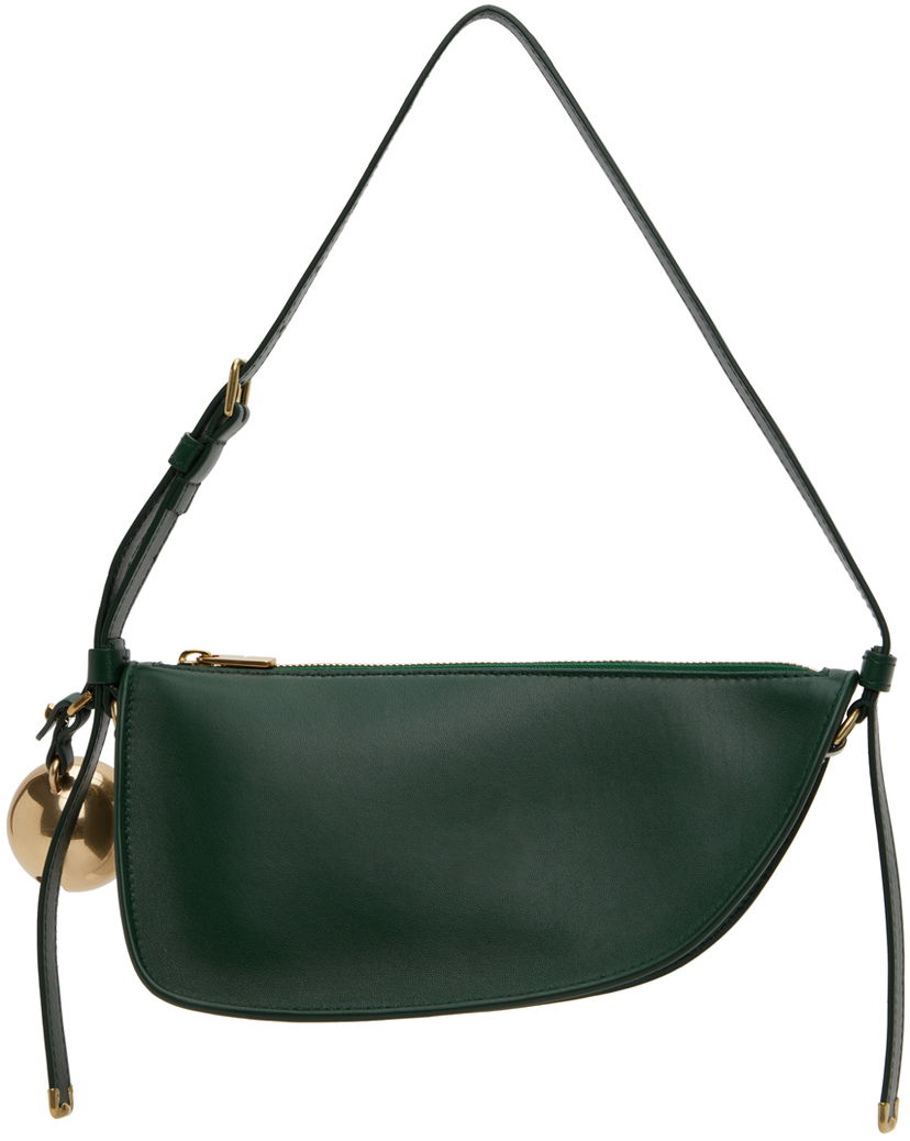 Сумка Burberry Mini Shield Sling Bag Зелений | 8077761
