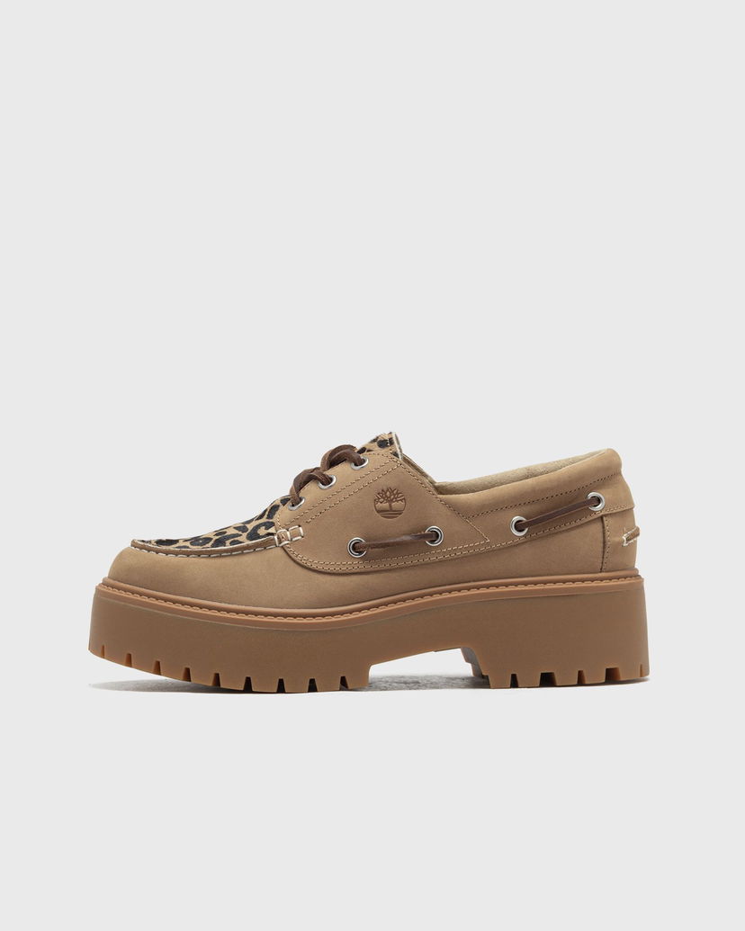 Кросівки та взуття Timberland STONE STREET BOAT SHOE MEDIUM бежевий | TB0A2GVFEN31