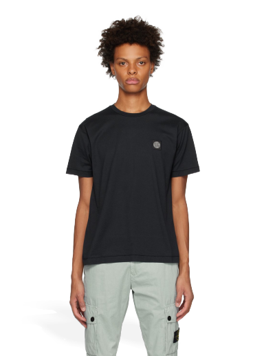 Футболка Stone Island Patch T-Shirt темно-синій | 101524113