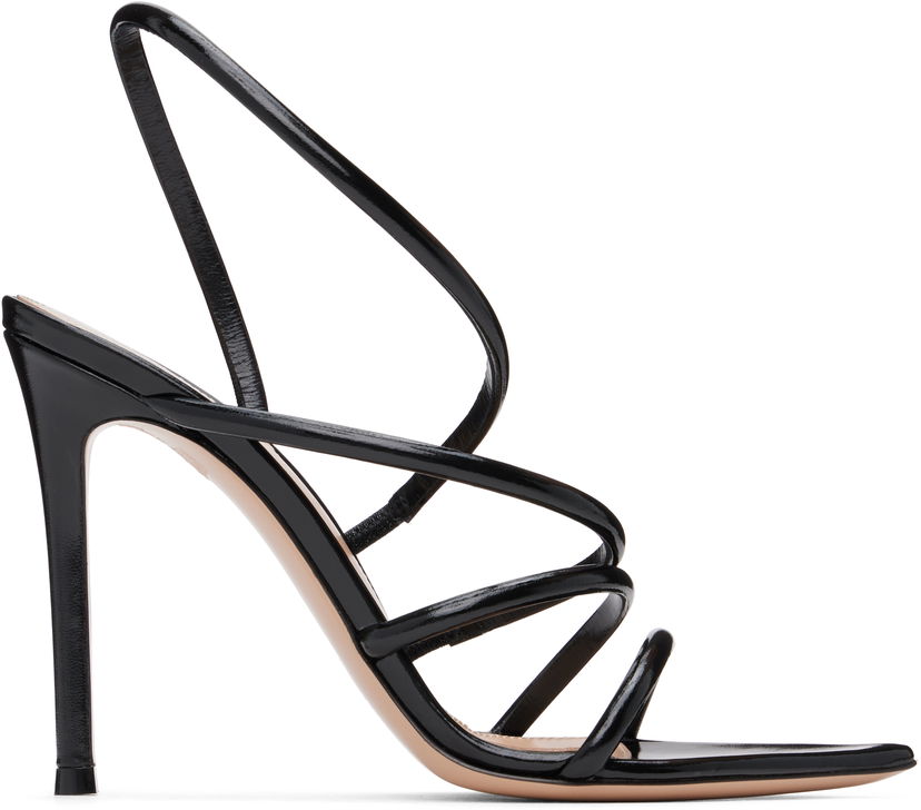 Кросівки та взуття Gianvito Rossi Ettie Heeled Sandals чорний | G32441-15RIC-NUI
