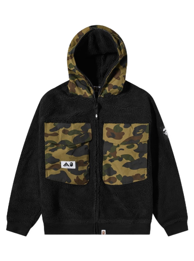 Куртка BAPE Big Pocket Relaxed Fit Boa Jacket чорний | 001LJI801004M-BLK