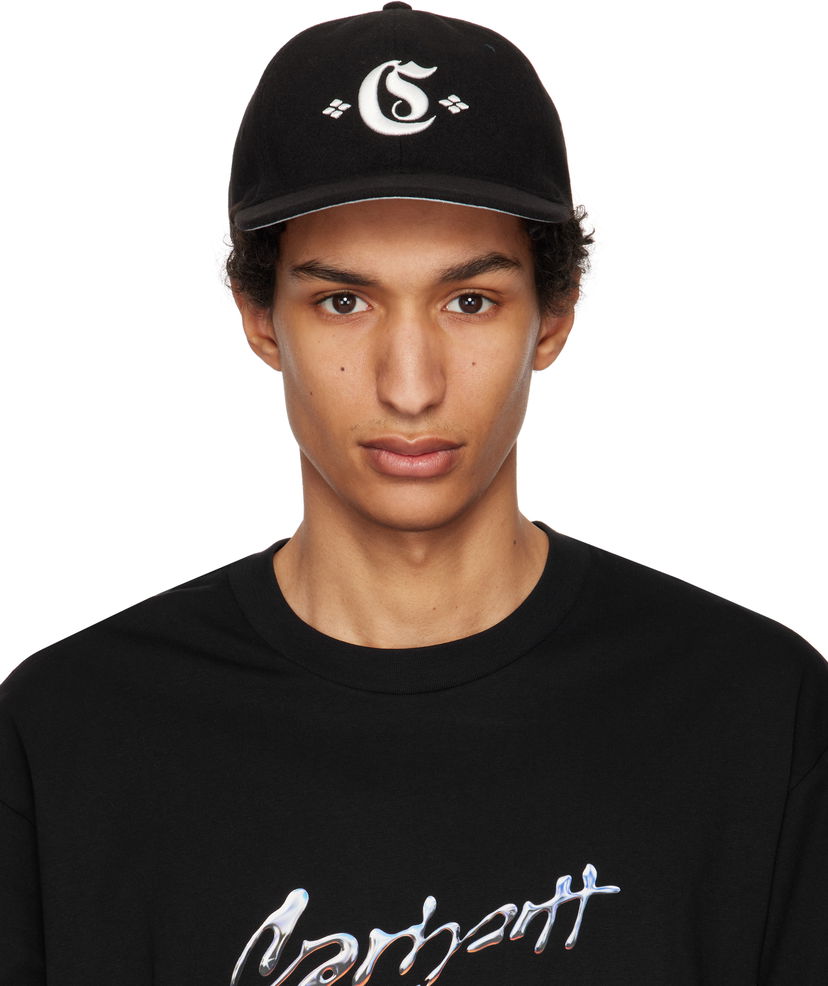 Кепка Carhartt WIP Greatest Hits Logo Cap чорний | I034360