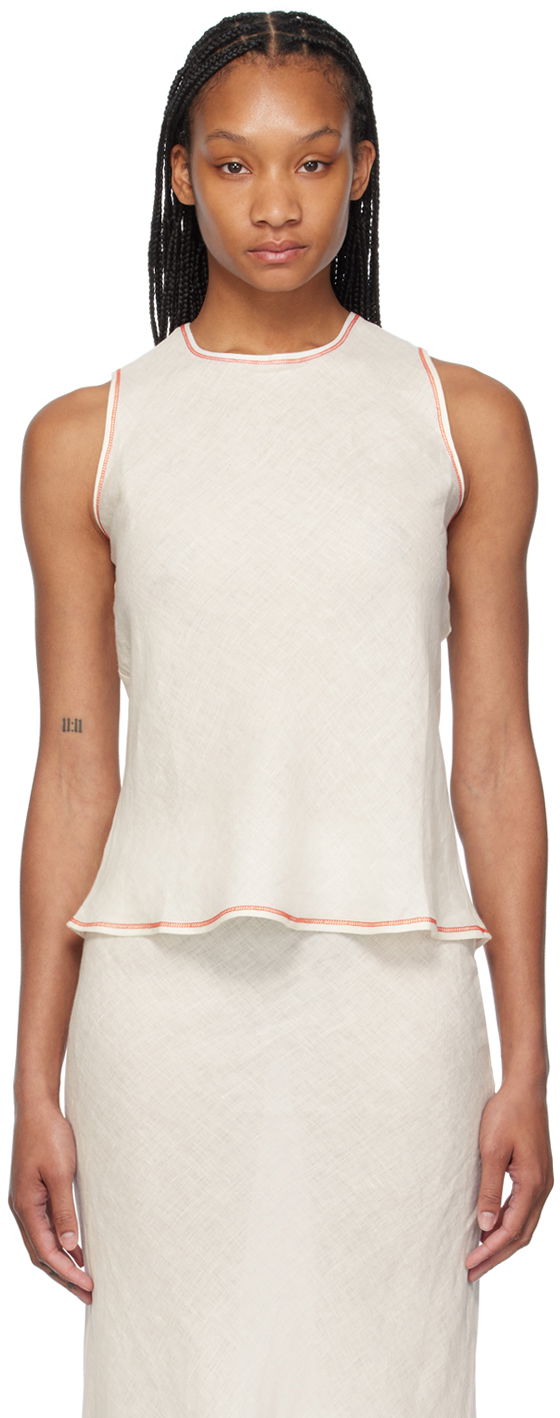 Безрукавка Baserange Sleeveless Top бежевий | TODY-SL-SU24