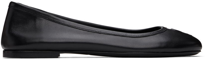 Одяг AMI AMI Paris Round Toe Ami De Cœur Ballerina Flats чорний | FSV804.AL0069