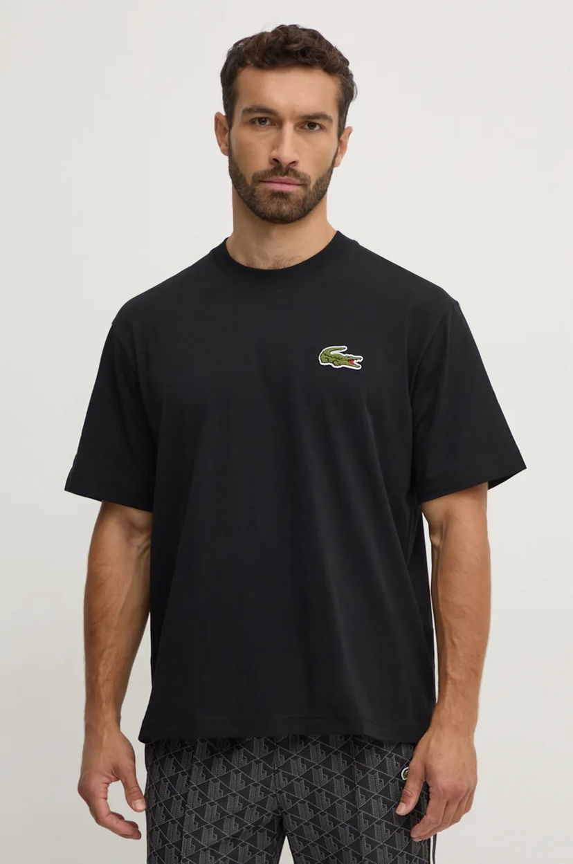 Футболка Lacoste Lacoste TH2745 T-Shirt чорний | TH2745