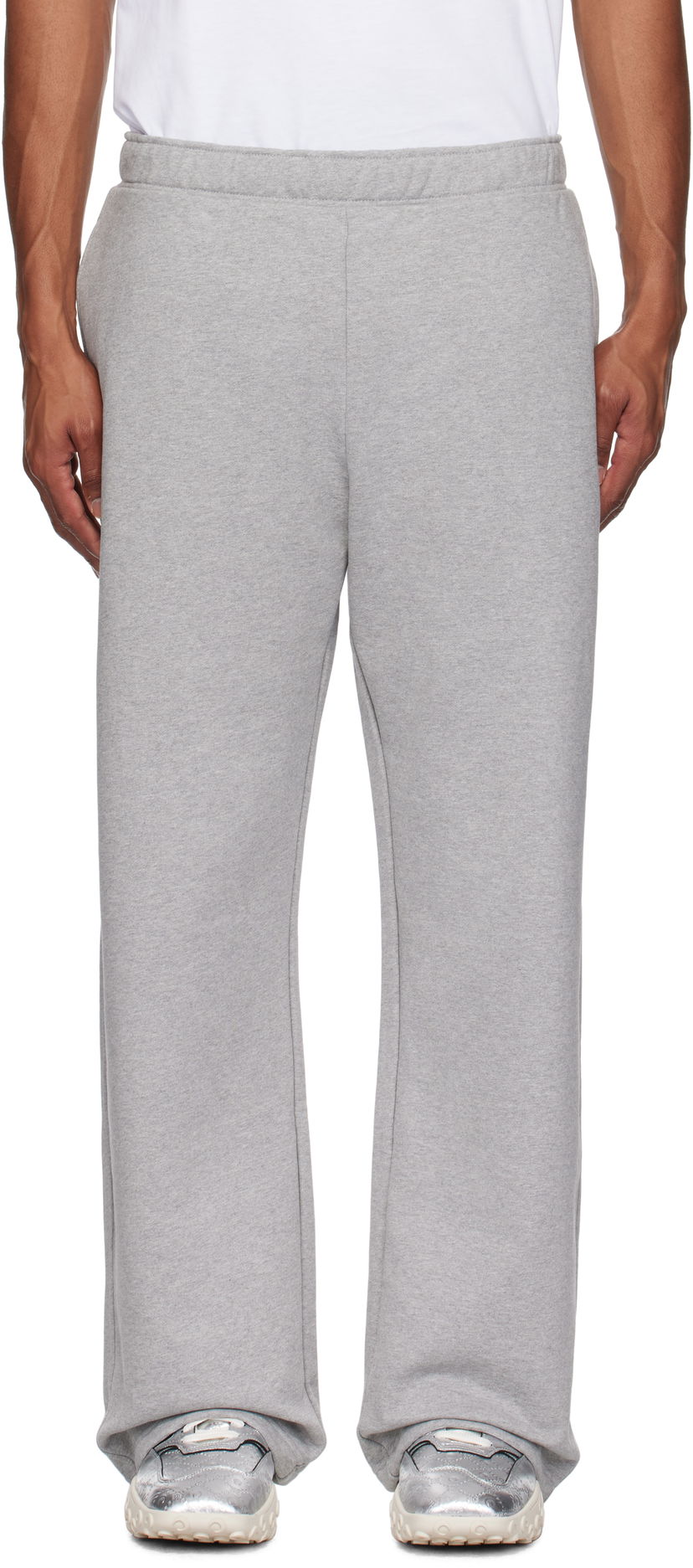 Спортивні штани Marine Serre Moon Logo Fleece Sweatpants Сірий | UPA052A CJER0013