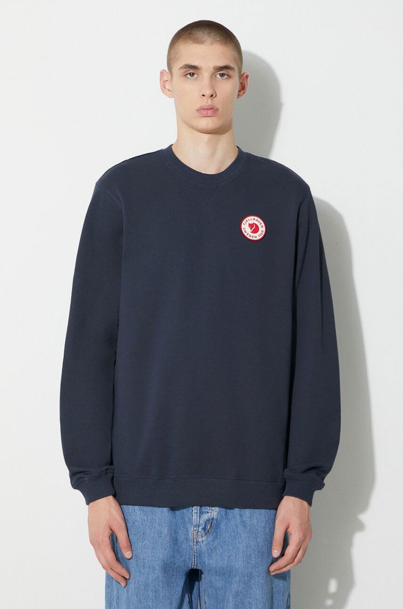 Світшоти FJÄLLRÄVEN 1960 Logo Sweatshirt Crewneck Синій | F87163.555