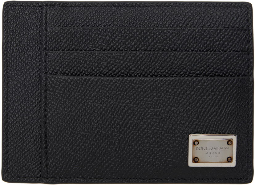 Гаманець Dolce & Gabbana Dauphine-Print Card Holder чорний | BP3325AG219