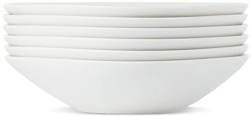 Домашній декор Alessi Alessi Colombina Soup Bowls (Set of 6) білий | FM10/2