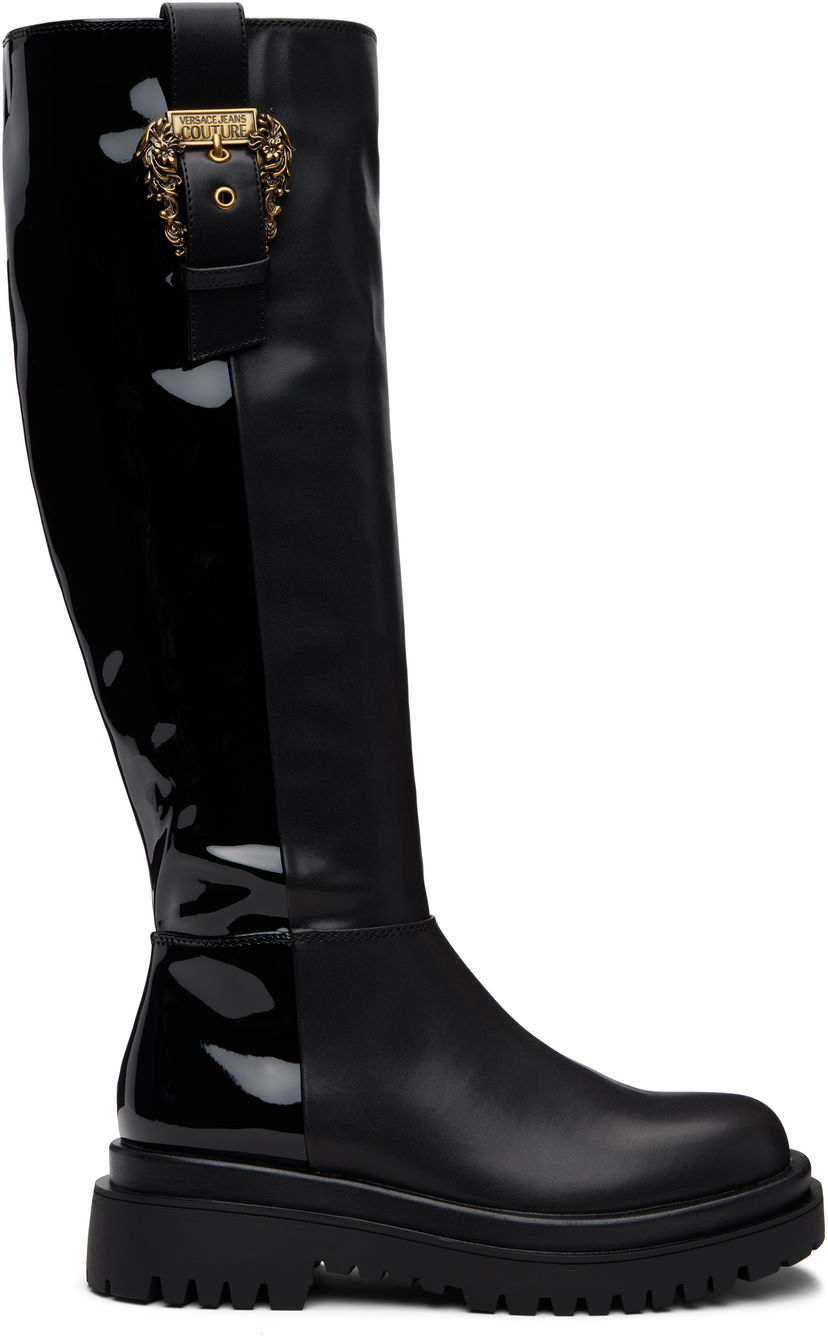 Кросівки та взуття Versace Versace Jeans Couture Tall Boots чорний | E79VA3S65_E71570