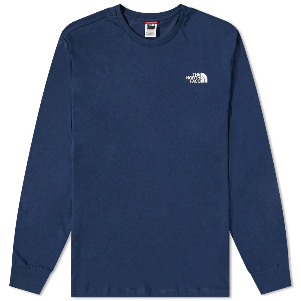 Футболка The North Face Simple Dome Long Simple темно-синій | NF0A3L3B8K2, 0