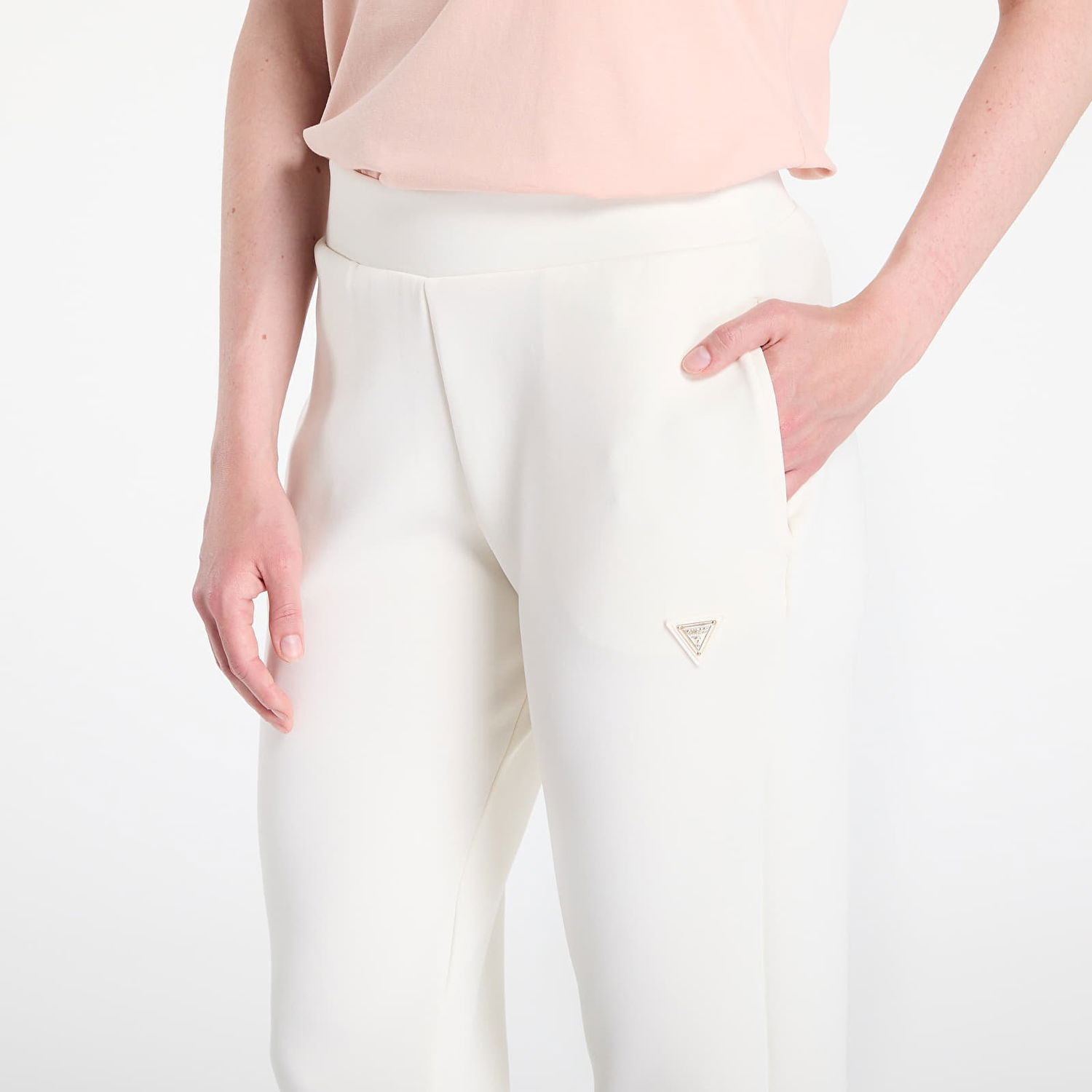 Штани GUESS GUESS Olympe Long Pants білий | V4YB08KCAY2-G6K5, 1