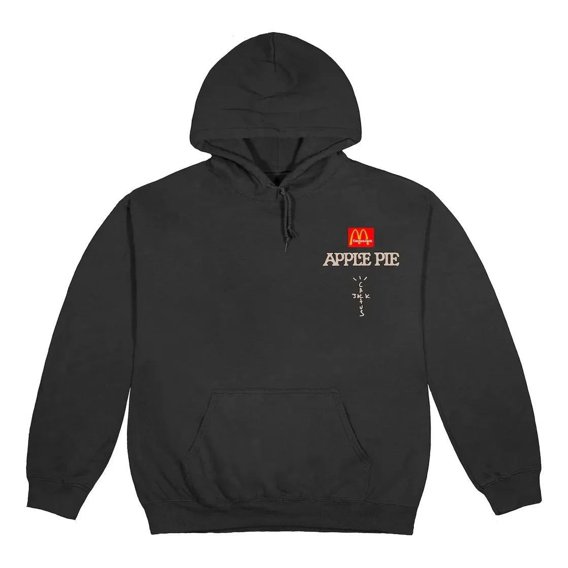 Світшоти Cactus Jack by Travis Scott Travis Scott x McDonald's Apple Pie Hoodie чорний | TC-499, 0