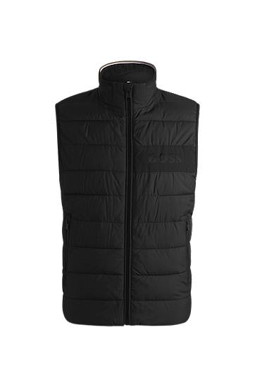 Жилет BOSS Water-Repellent Gilet чорний | 50518375