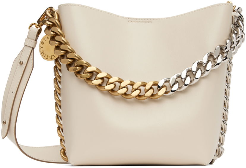Сумка Stella McCartney Bucket Bag With Chain білий | 7B0033W8839