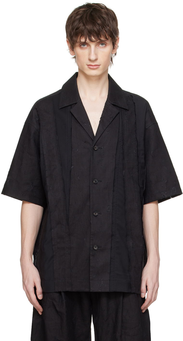 Сорочка Feng Chen Wang Feng Chen Wang Distressed Shirt чорний | FMS17SR10