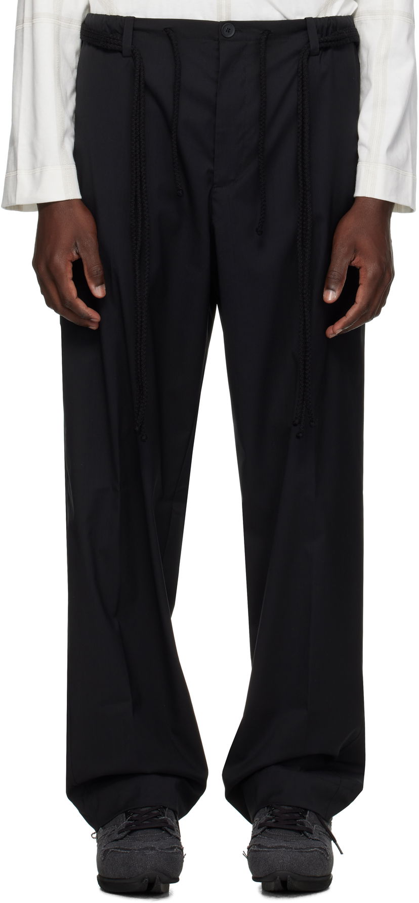 Штани Craig Green Craig Green Elasticized Worker Trousers чорний | CGAW25CWOTRS96