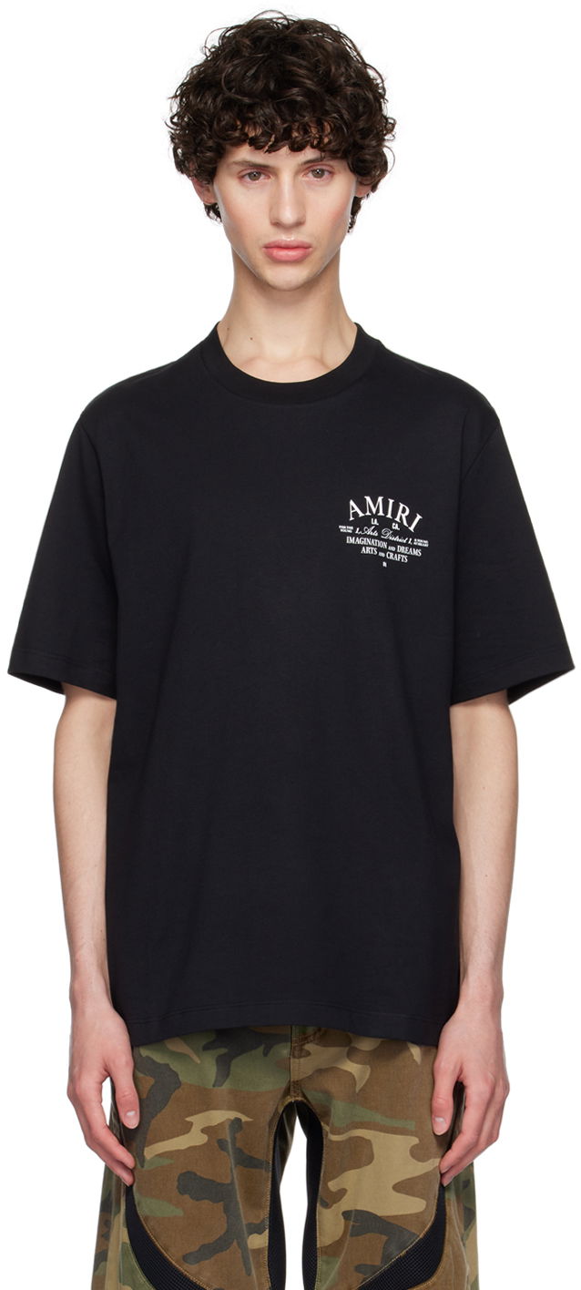 Футболка AMIRI Black 'Arts District' T-Shirt чорний | AMJYTE1071