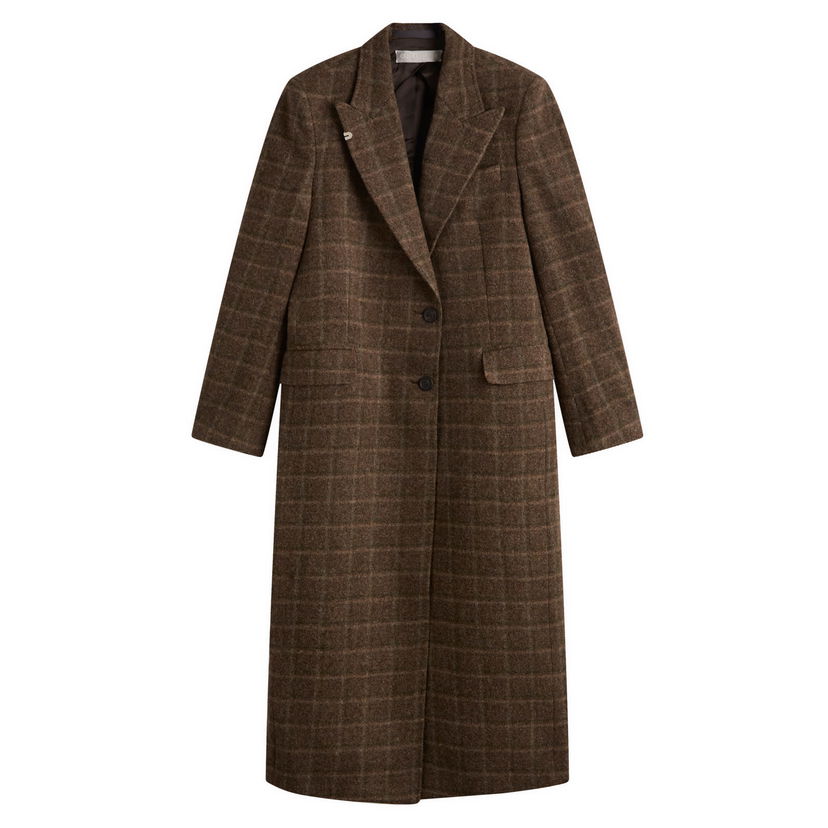 Пальто OUR LEGACY Our Legacy Manta Coat Dorf Check Коричневий | W4251MD
