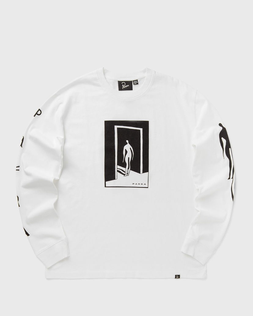 Футболка By Parra Hotel Graphic Long Sleeve T-Shirt білий | 54220