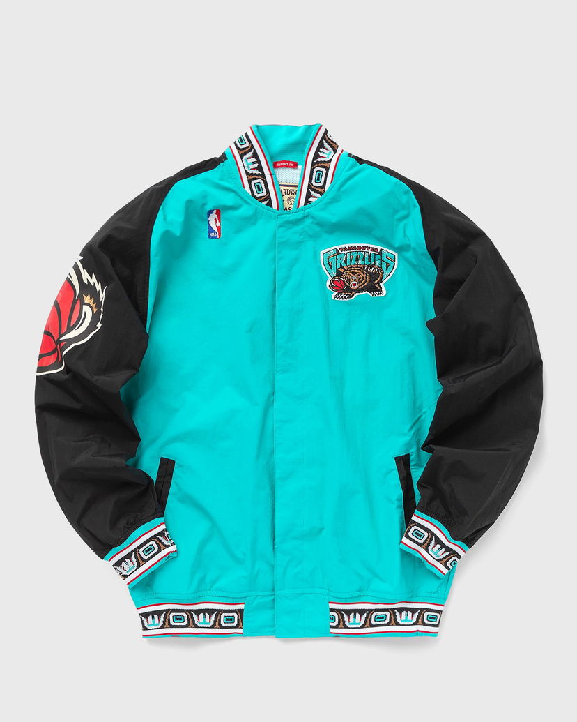 Куртка бомбер Mitchell & Ness NBA Authentic Warm Up Jacket Vancouver Grizzlies 1995-96 Бірюзовий | AWJKGS18063-VGRTEAL95