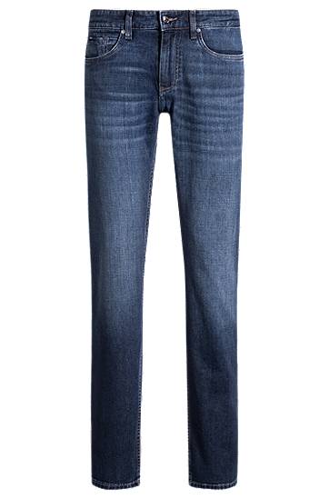 Джинси BOSS Delaware Slim-Fit Comfort-Stretch Jeans Синій | 50537390