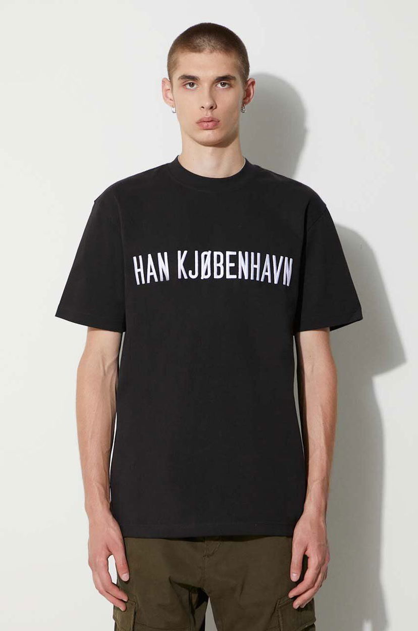 Футболка Han Kjøbenhavn Printed T-Shirt чорний | M.132953