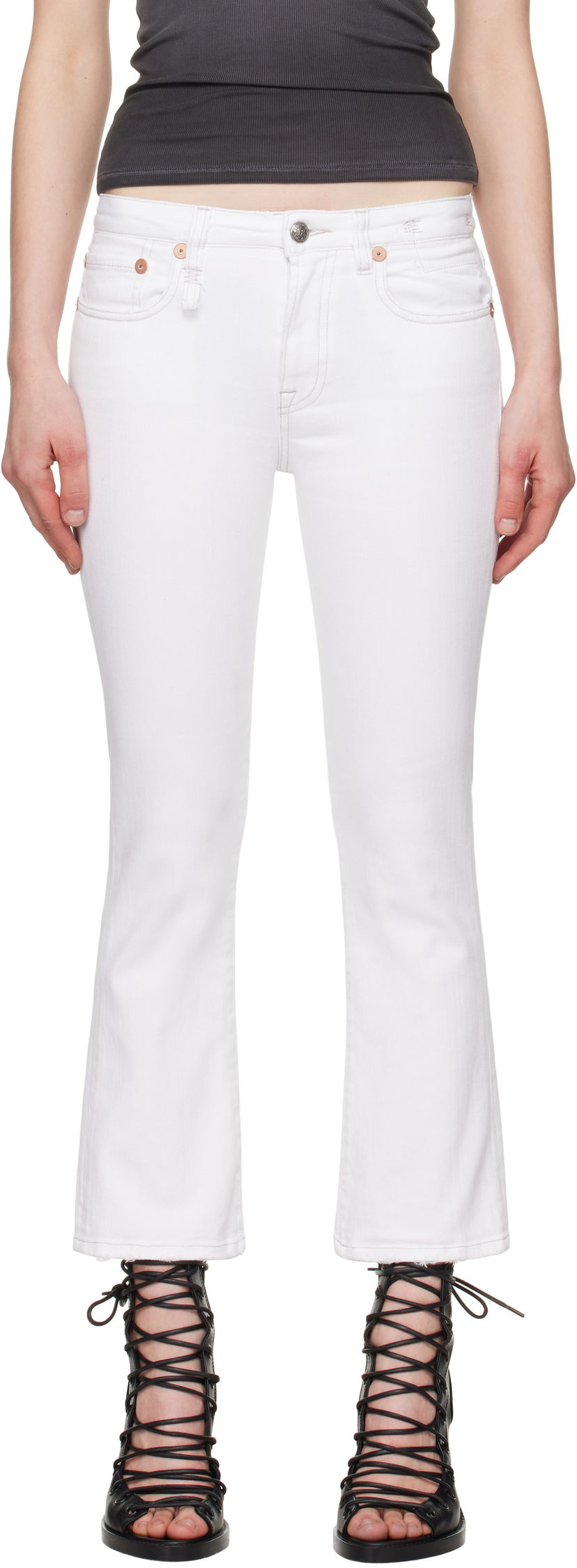 Джинси R13 R13 Kick Fit Jeans білий | R13W0009-895A