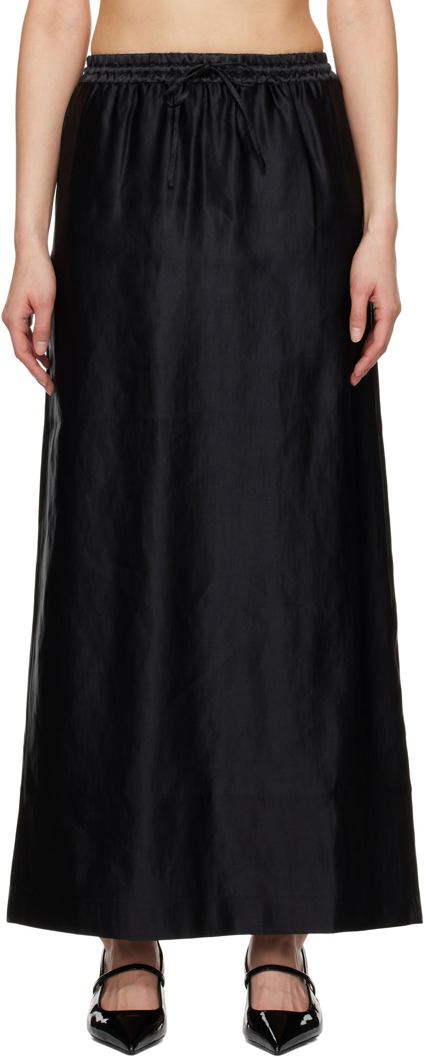 Спідниця Loulou de Saison Loulou de Saison Liam Maxi Skirt чорний | LIAM