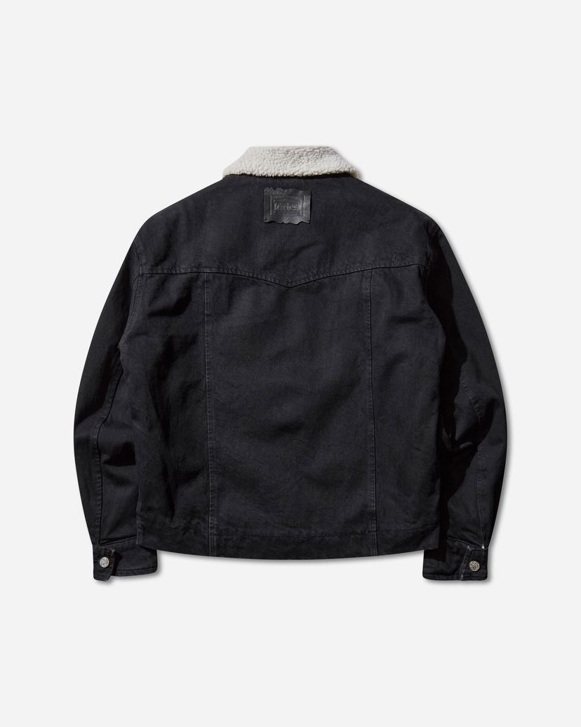 Пальто Aries Sherpa Denim Car Coat чорний | AR7120004 Black