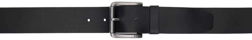 Ремені BOSS Leather Branded Pin Buckle Belt чорний | 50491889