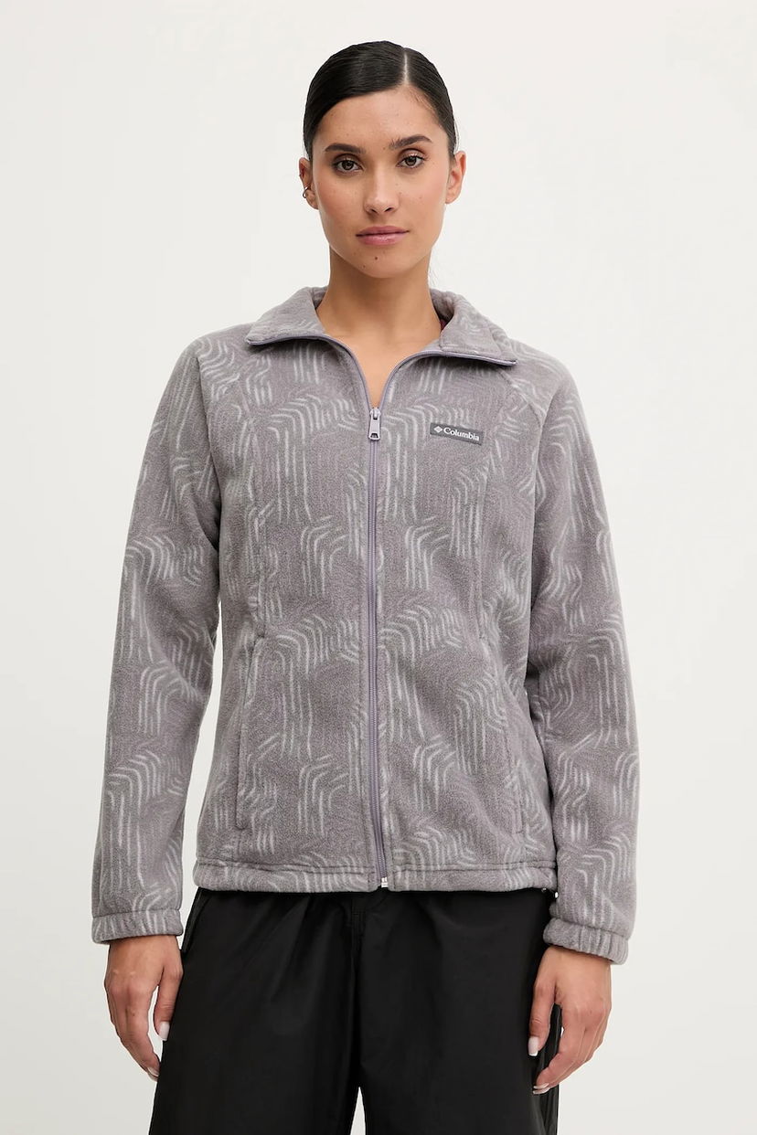 Світшоти Columbia Benton Springs Printed Fleece Jacket Сірий | 2021771