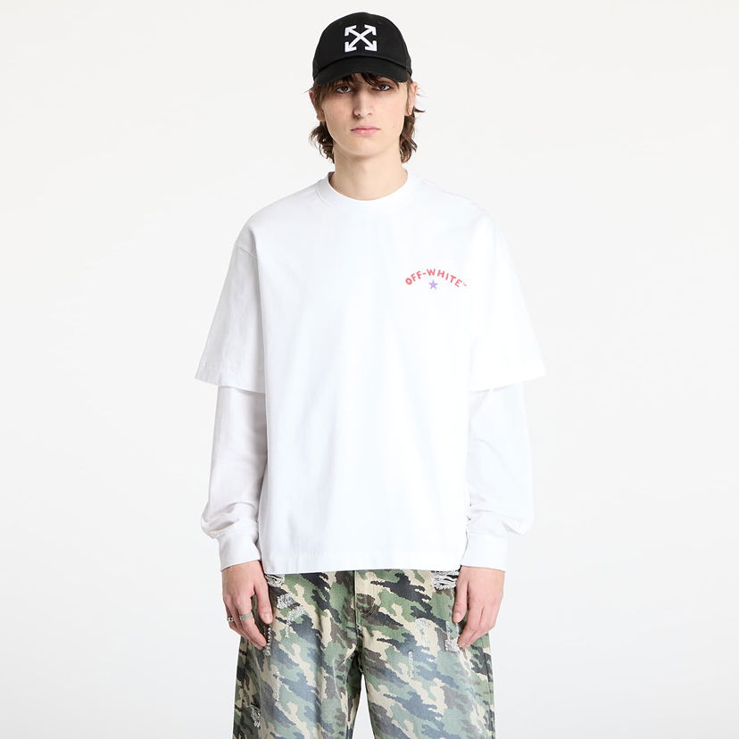 Футболка Off-White Star Arrow Skate T-Shirt білий | OMAA120S25JER0080110