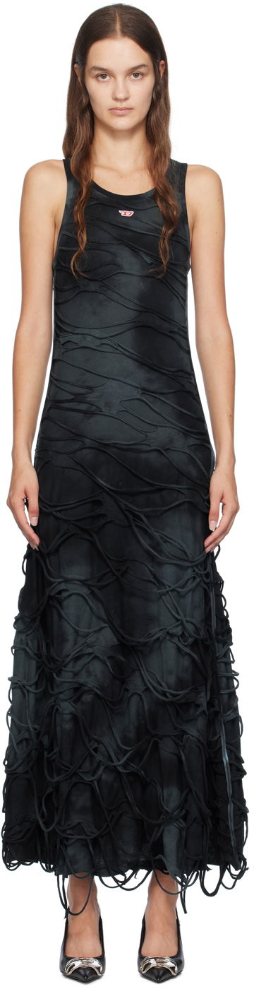 плаття Diesel Maxi Dress чорний | A14075 0ANAY
